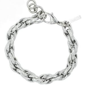 Invicta Elements Men's Bracelet-39646,Stainless Steel, Silver-Tone, 246.03mm-Lng